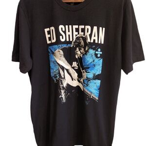 Ed sheeran graphic band divide world tour t-Shirt size XL